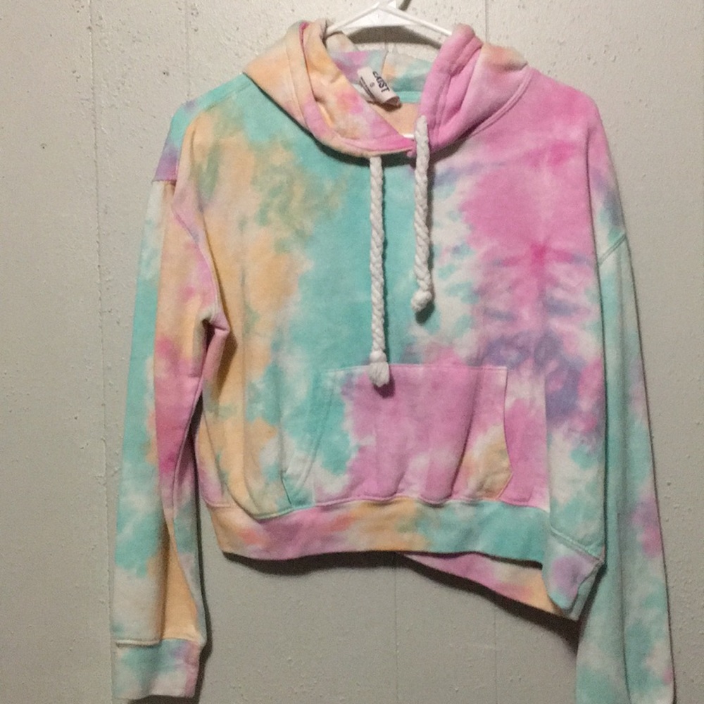 Colorful crop top jacket